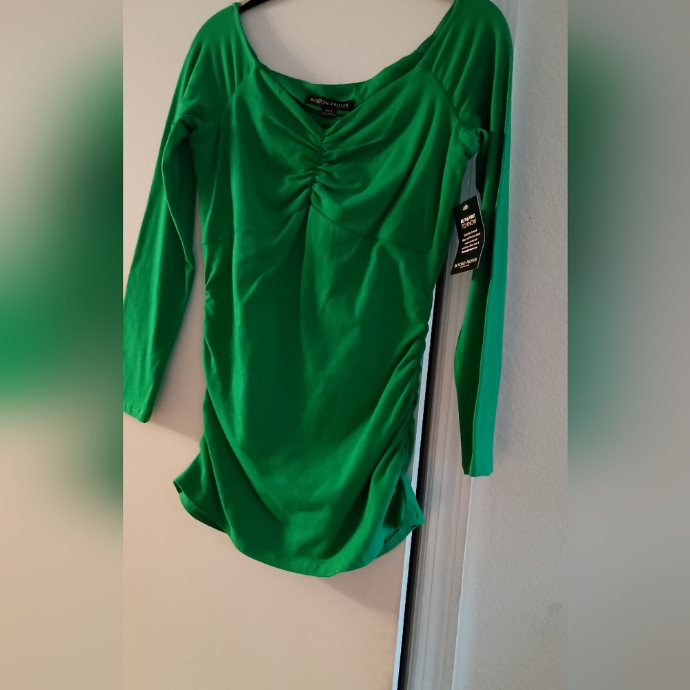 Boston proper stretch size M top